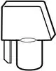 Schlüssel für Heizungsregelungen, passend zu Produkten von IMI Hydronic Engineering. Zeigt eine einfache, funktionale Form ohne zusätzliche Merkmale.